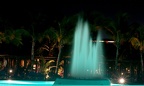 The pool fountain