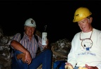 Mark and Bill Grotefend in lava tube