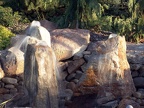 Interesting rock fountain