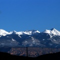 La Sal mountains from just north of Moab, Utah