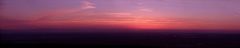 Panorama of the sunset from Tablerock