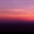 Panorama of the sunset from Tablerock